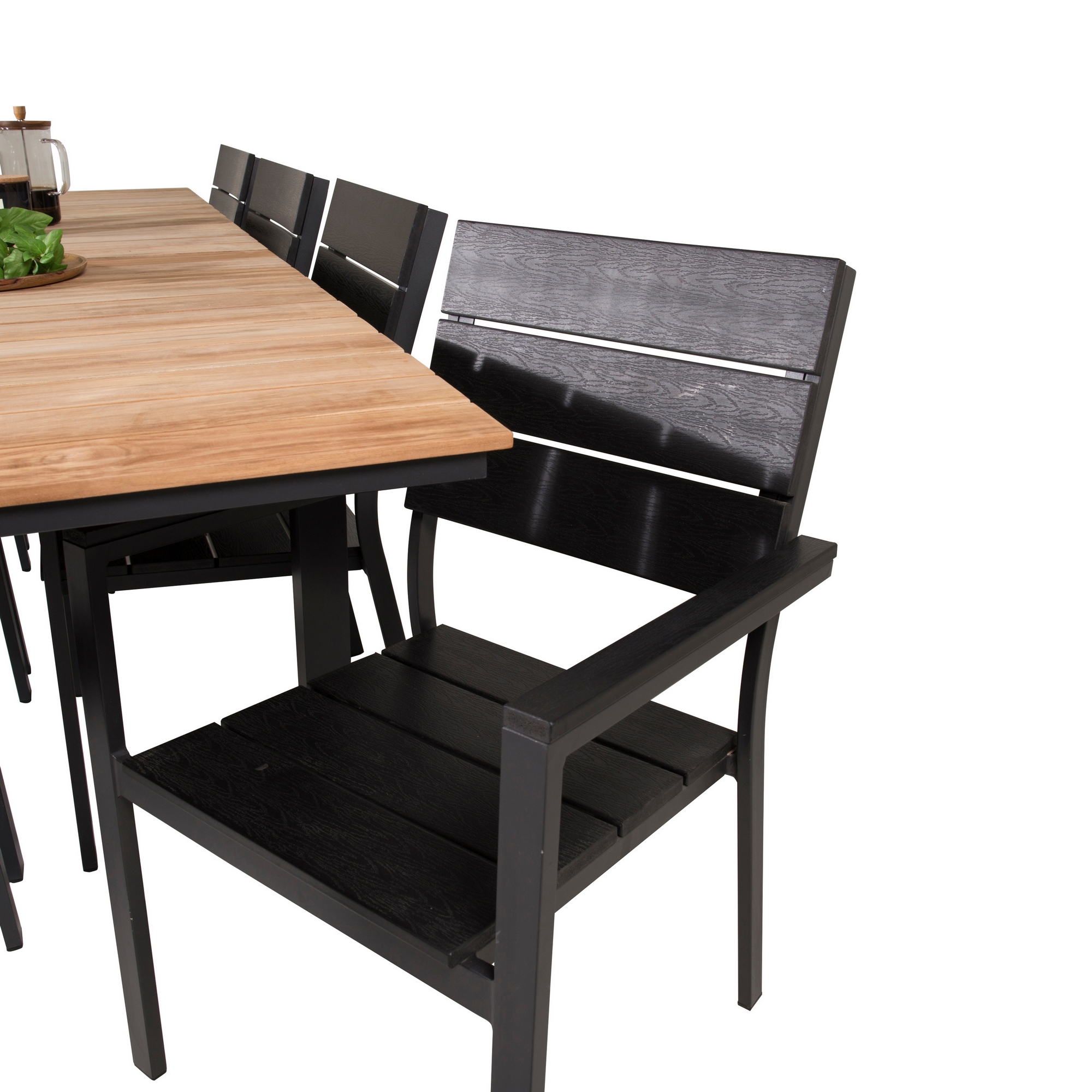 Matgrupp Venture Home Meya 160/240 med 8 Lova Matstolar