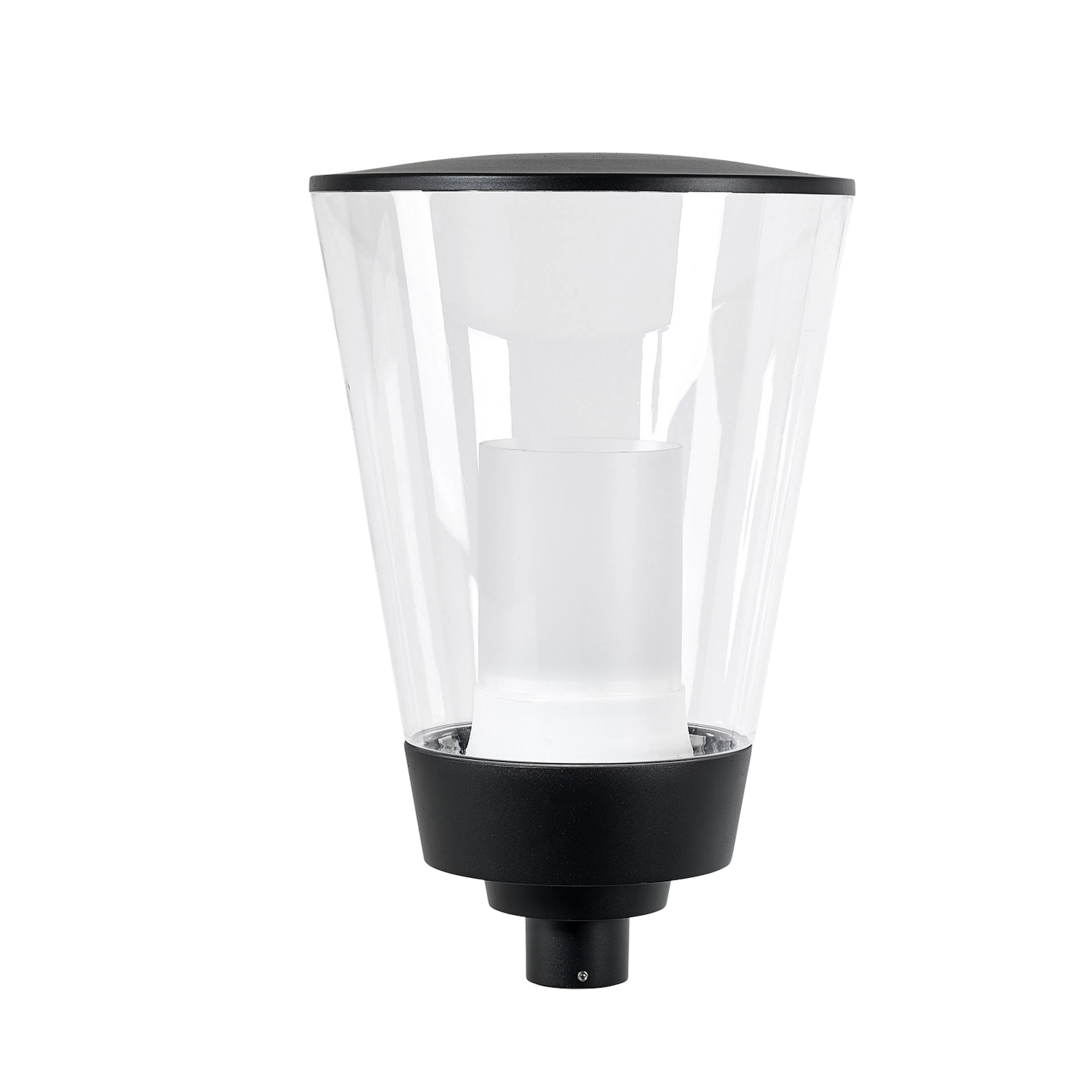 Stolparm Lykta Trend sv LED 3k Svart