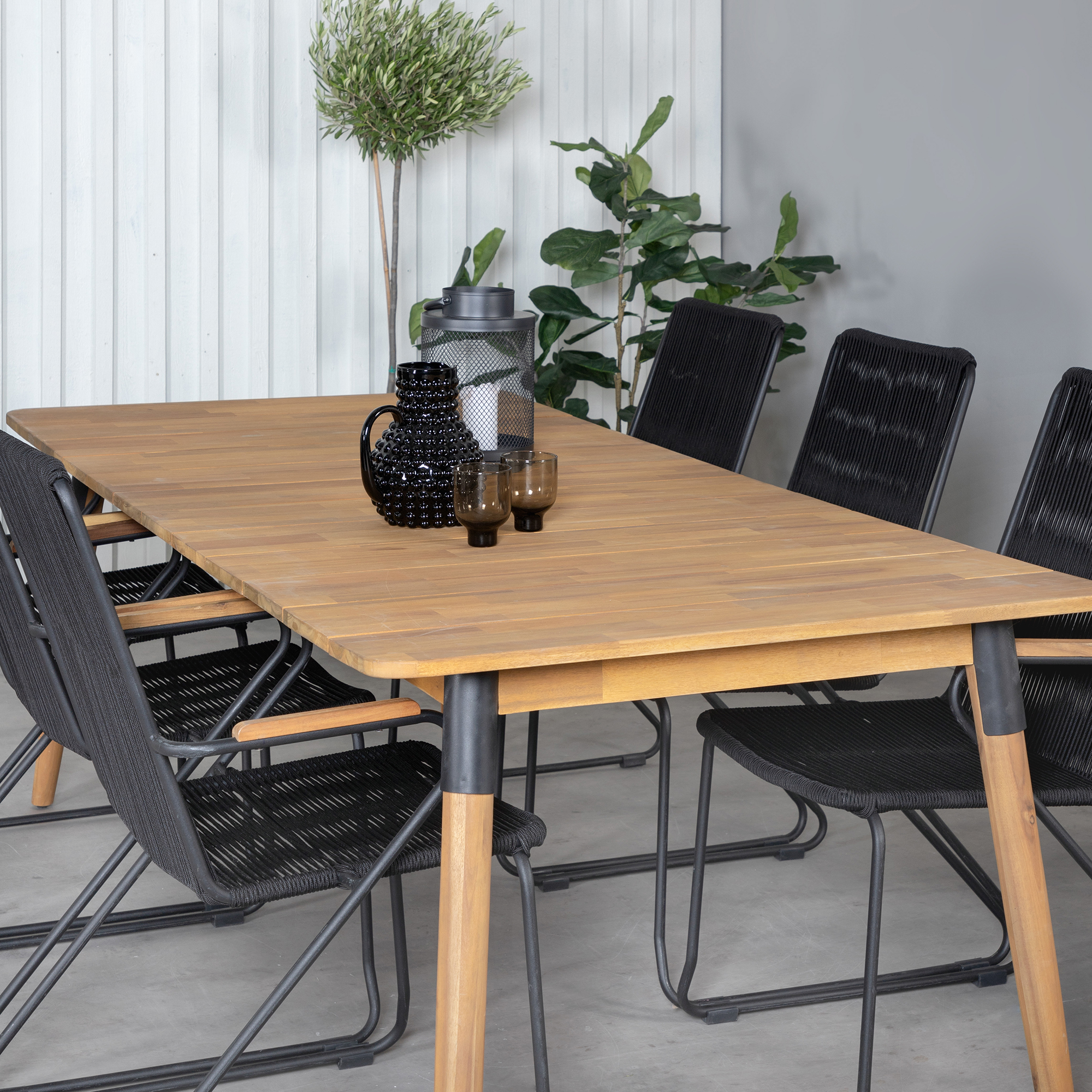Matgrupp Venture Home Julle med 6 Boy Matstolar med Armstöd
