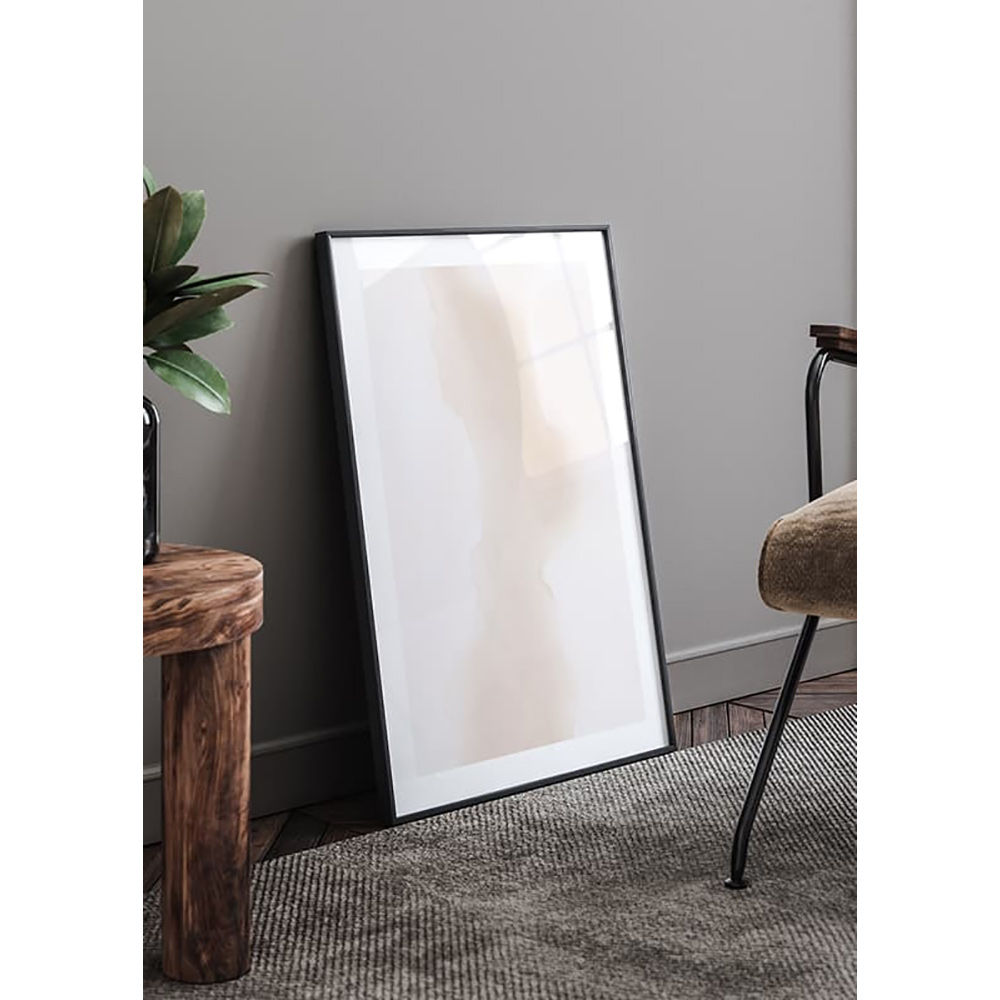 Poster Gallerix Watercolor Faded Brown No1