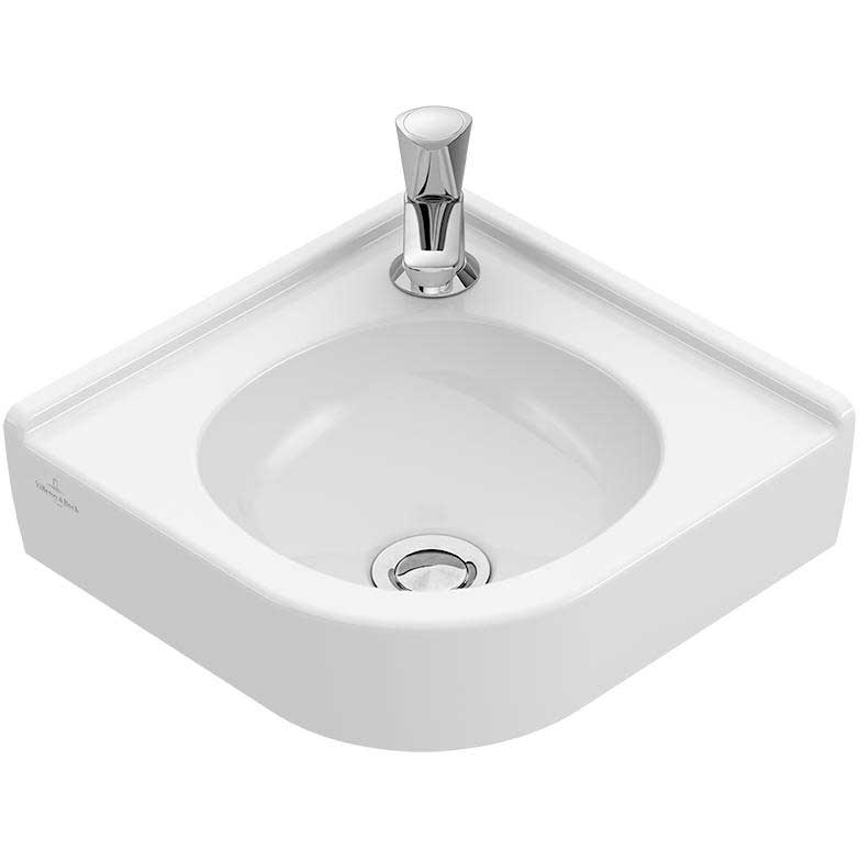 Hörntvättställ Villeroy & Boch O.novo Rektangulärt 400 mm
