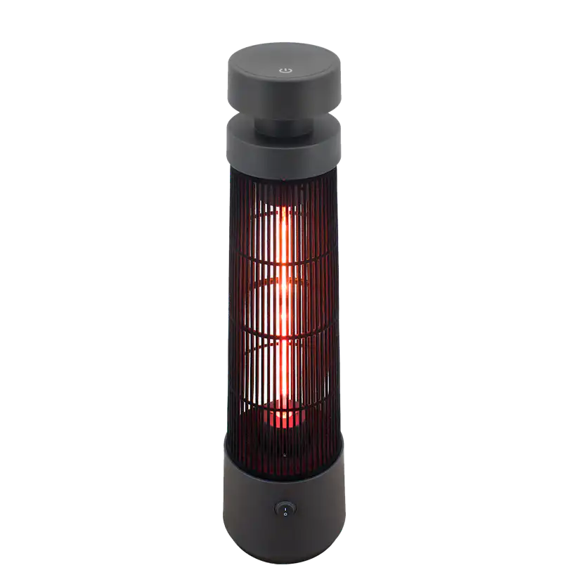 Terrassvärmare HEAT1 ECO High-line Golvmodell 1200W Svart