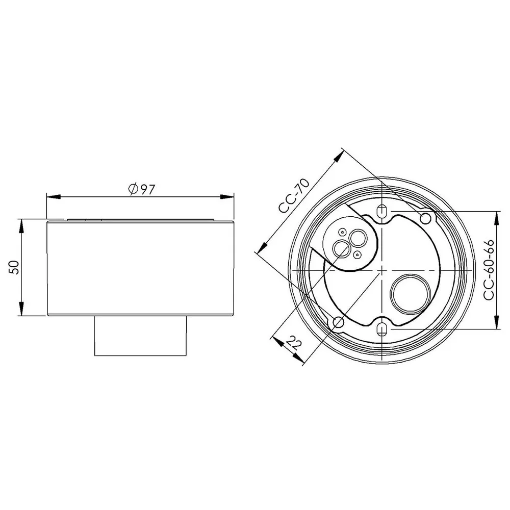 Armatursockel Ifö Electric IP44 Rak E27