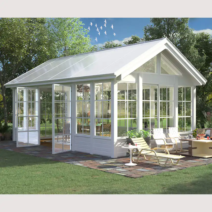 Komplett Orangeri Landskap Grönska Sommar 21 kvm