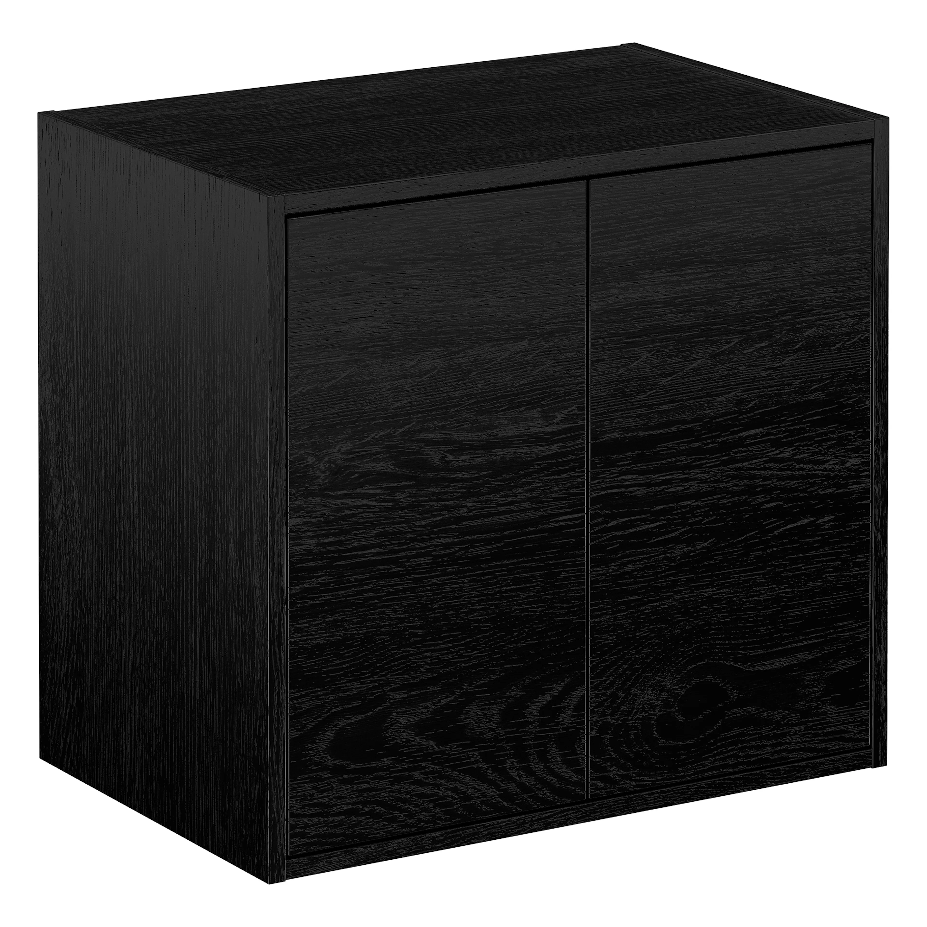 Artic Väggskåp 60x55x39 Svart askfaner Svart Ask