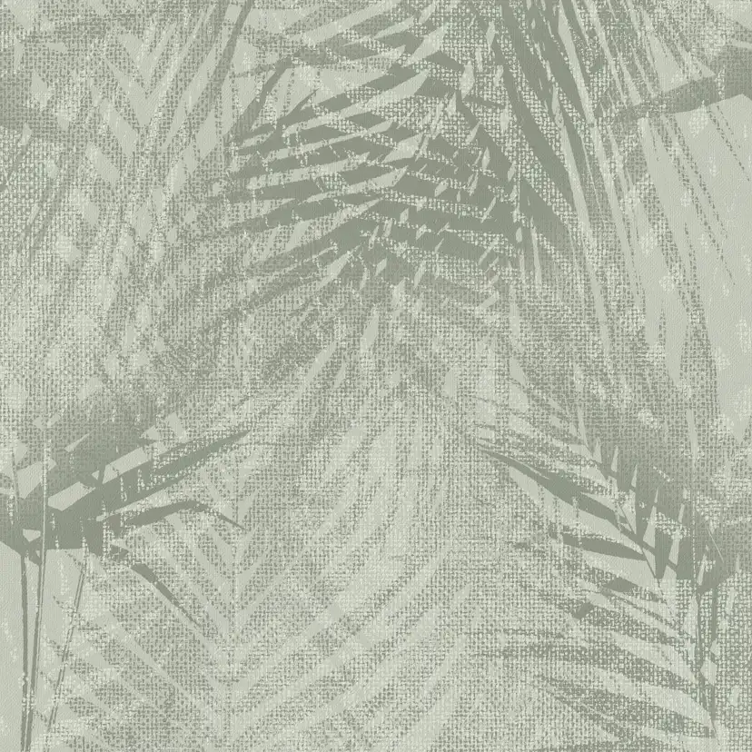 Tapeter Art For The Home Ren Natur Palm 104638 Non Woven, Mönstrad Grön