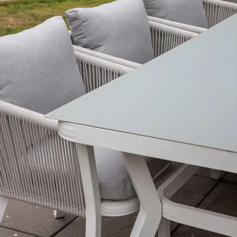 Matgrupp Venture Home Virya 160x90 med 6 Virya Matstolar