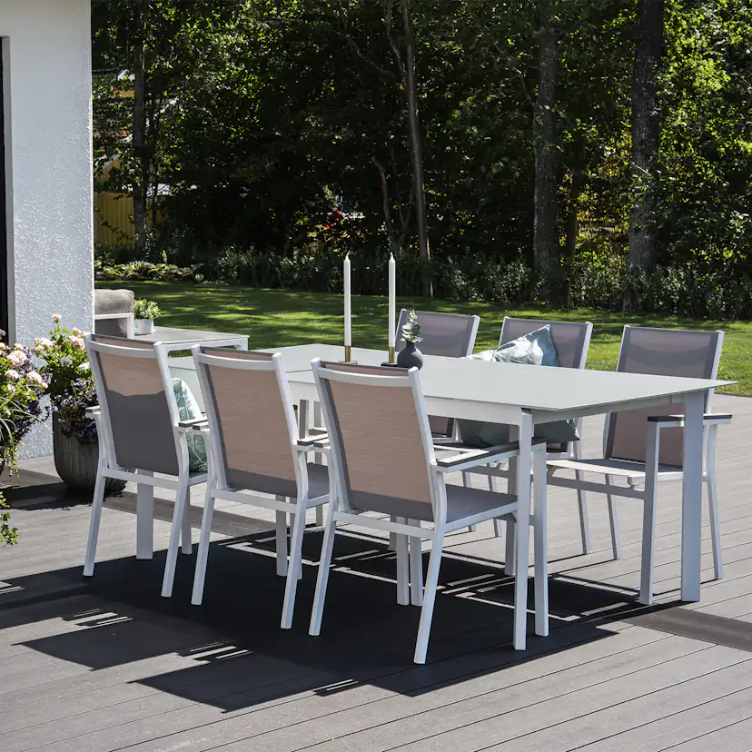 Trädgårdsstol Venture Home Parma Stapelbar Utomhus