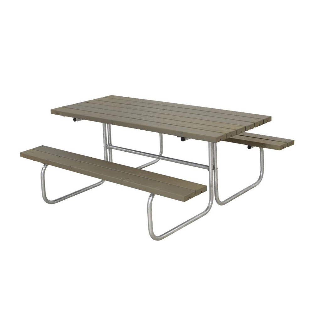 Picknickbord PLUS Classic Gråbrun Utomhus