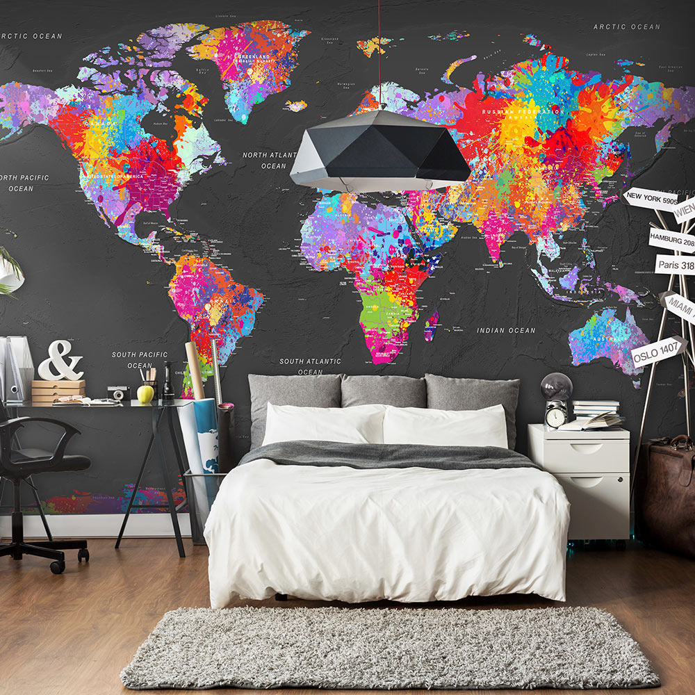 Fototapet Arkiio World Map Synesthesia