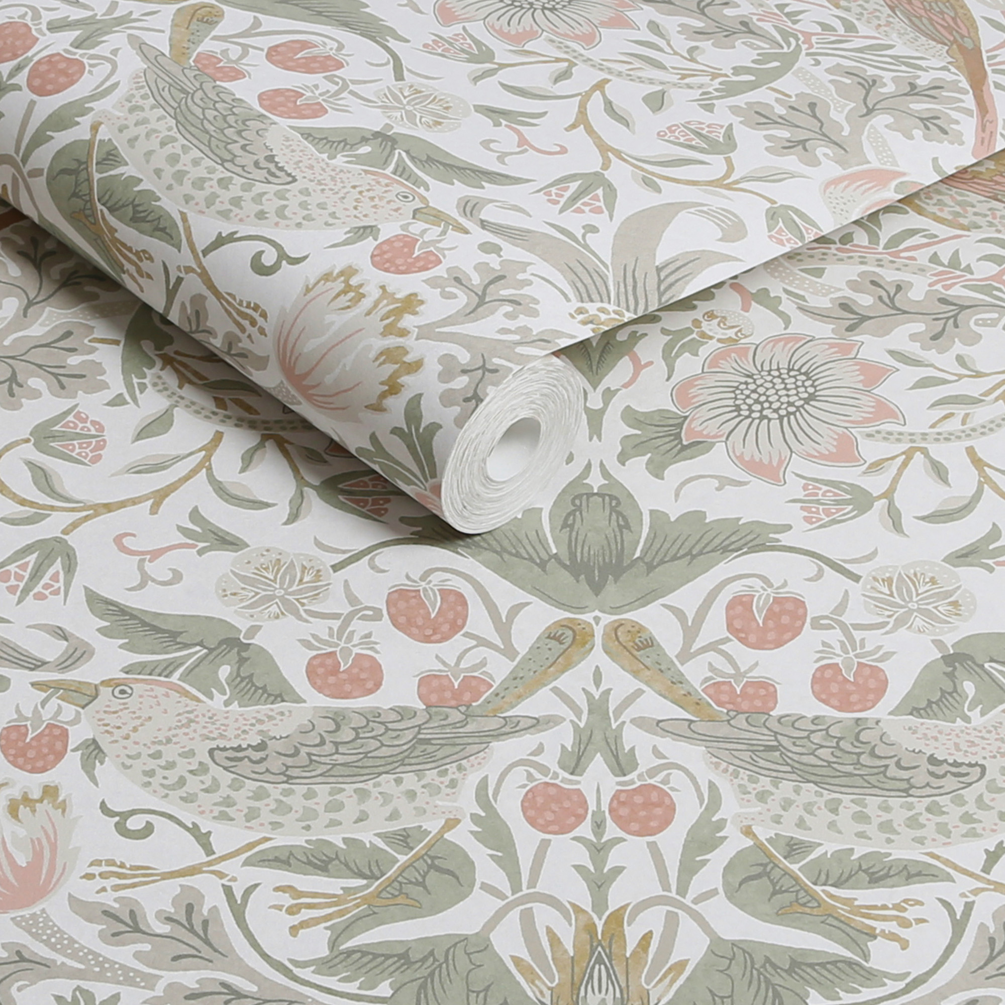 Tapet William Morris At Home Strawberry Thief 124233