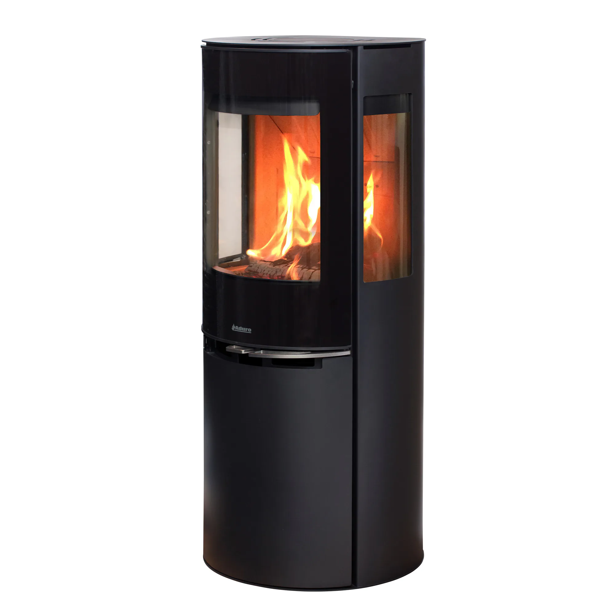 Braskamin Aduro 9.5 Fristående med Sidoglas 9kW