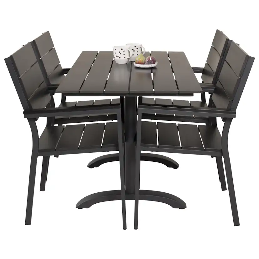 Cafégrupp Venture Home Dolly med 4 Lova Stolar