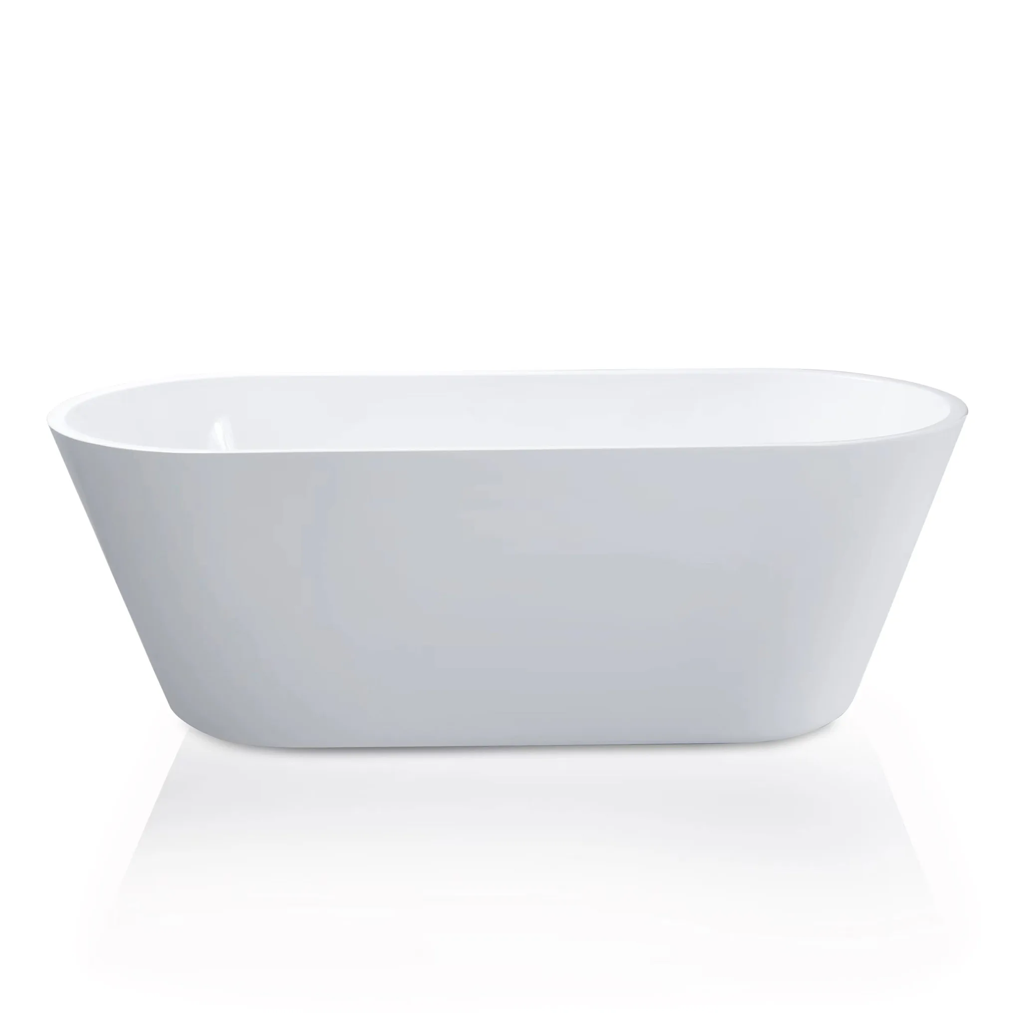 Lykke Badkar Polar Deluxe 1600x750x580mm, vit Längd: 1600 mm