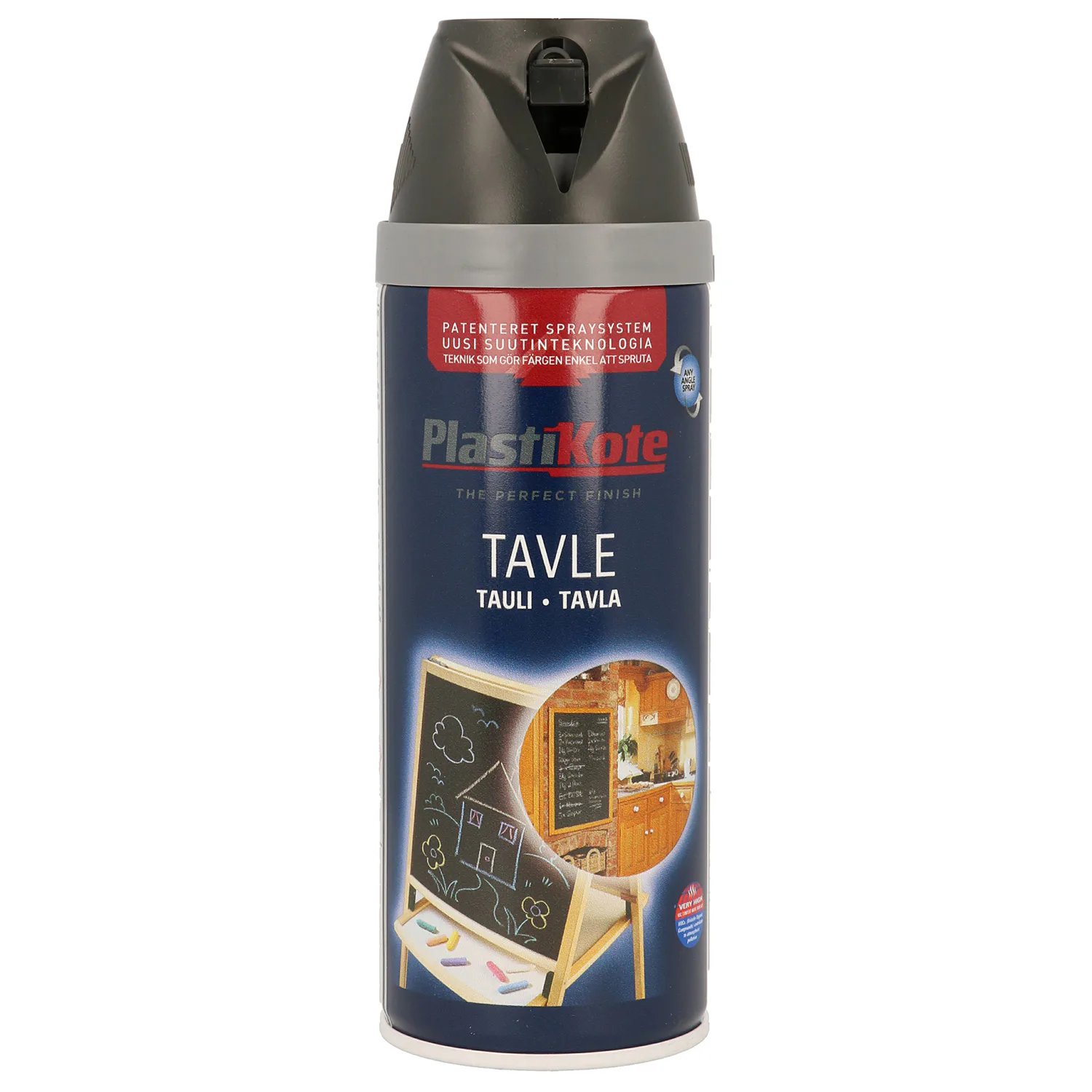 Sprayfärg Plasti-koteT&S Griffeltavla Svart 400 ml