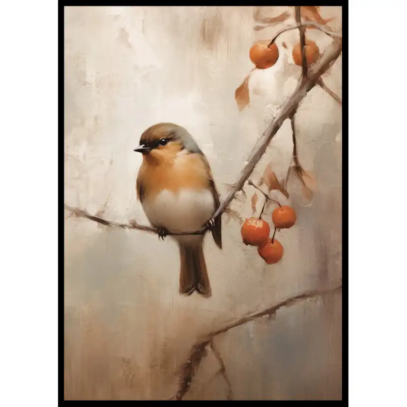 Poster Gallerix Bird On Branch