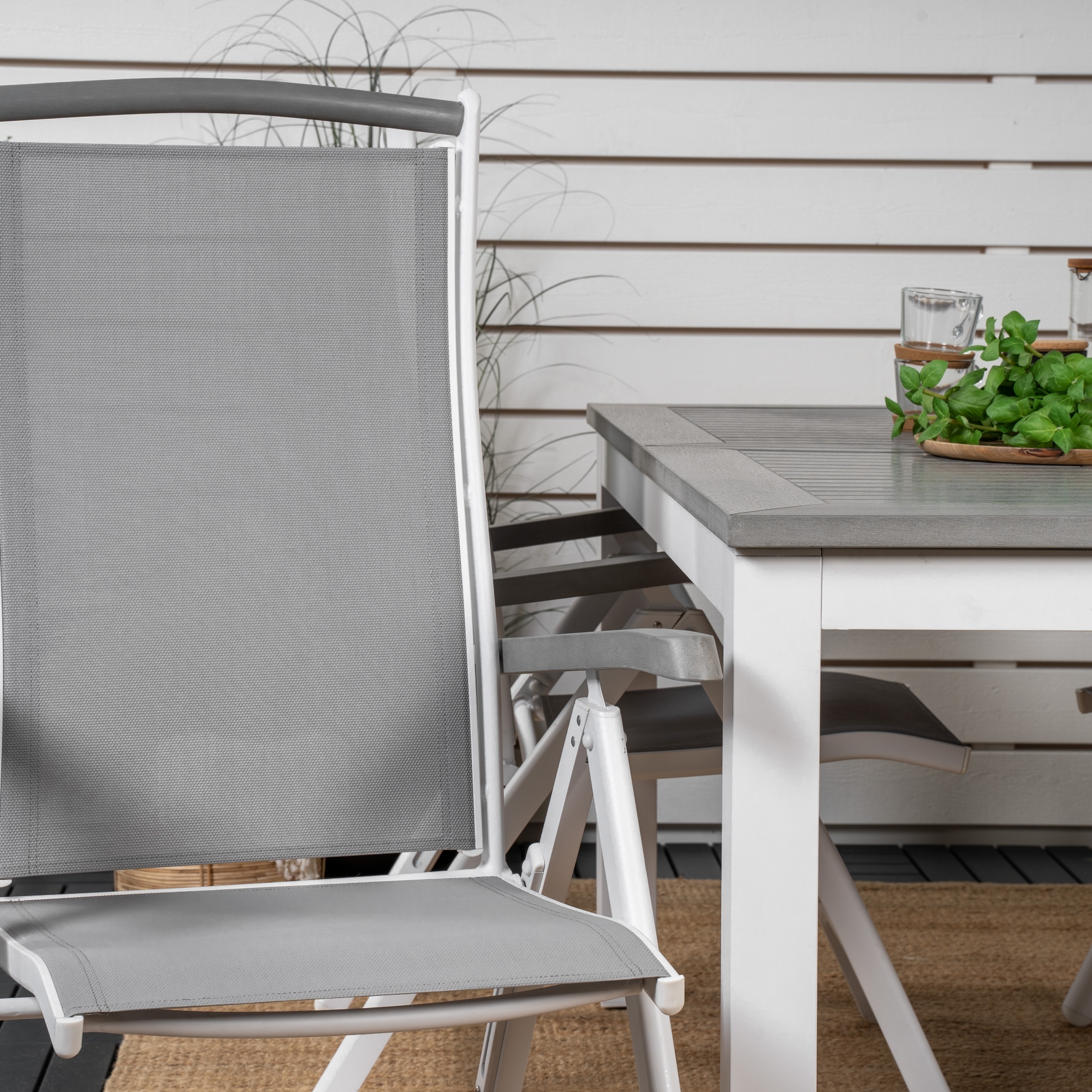 Matgrupp Venture Home Aleyna 152/210 med 4 Stolar