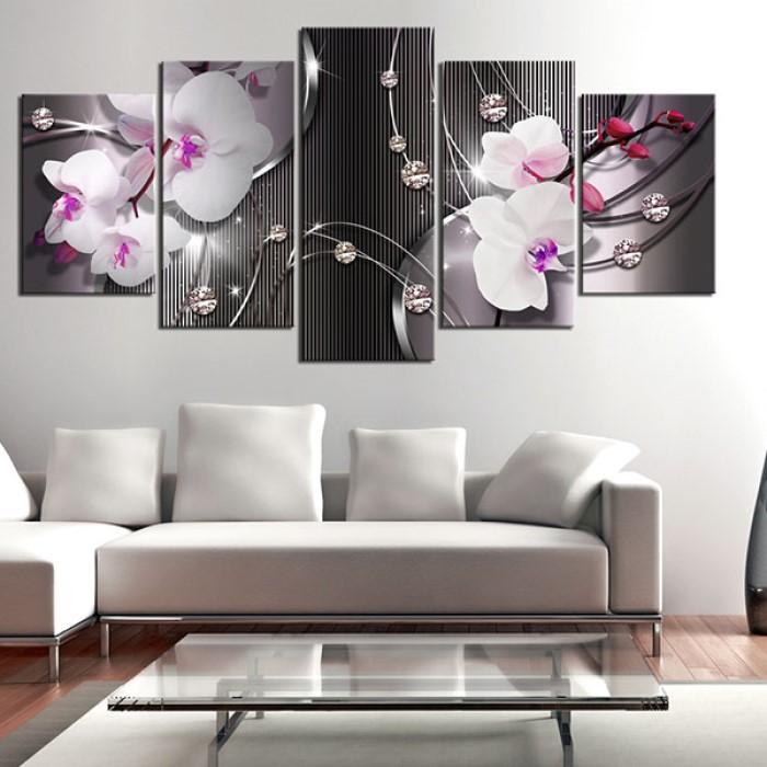 Tavla - Speech of Flowers 200x100 200x100 cm