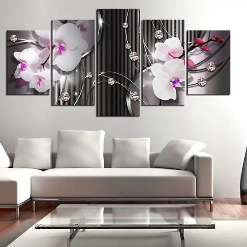 Tavla - Speech of Flowers 200x100 200x100 cm