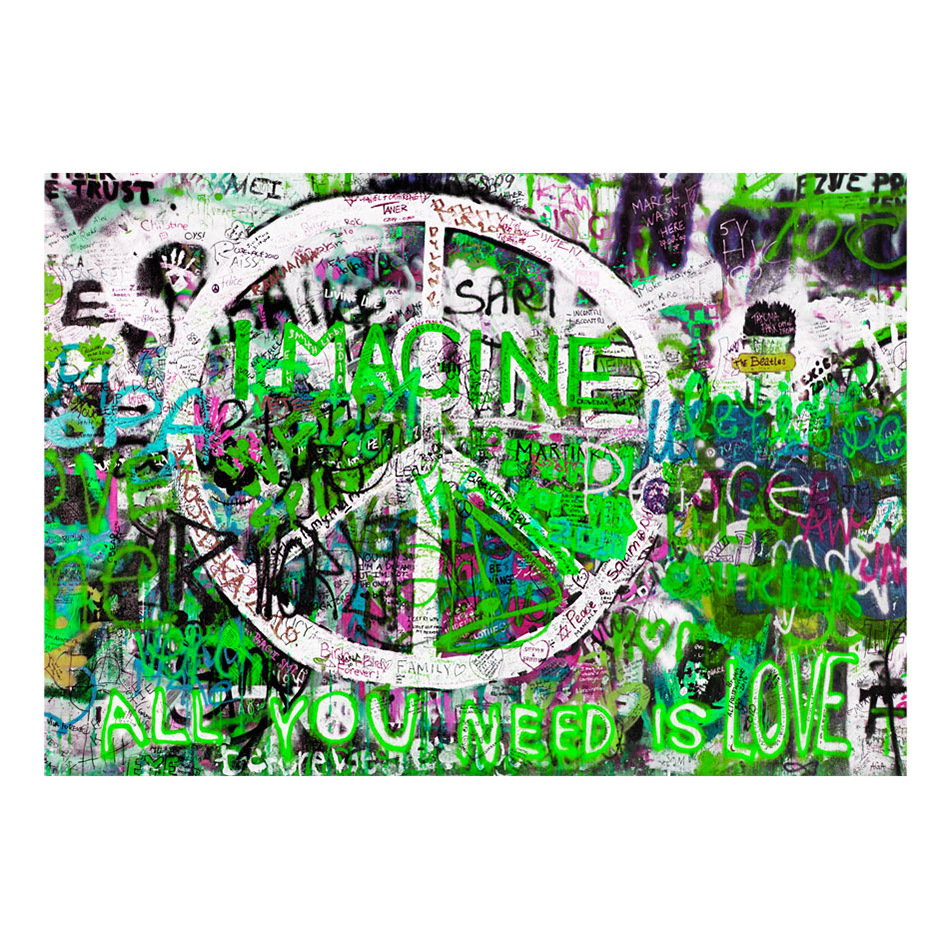 Fototapet Arkiio Green Graffiti