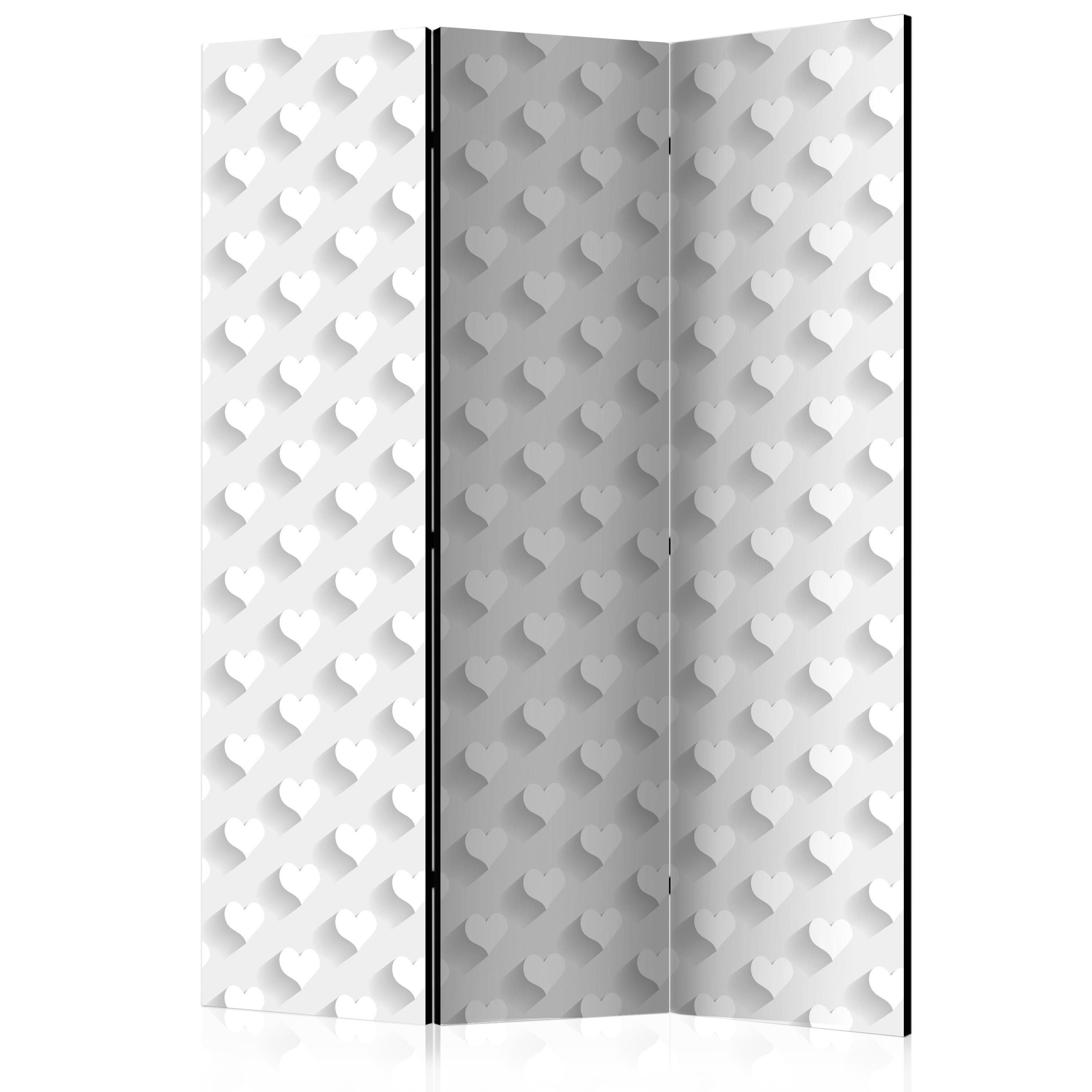 Rumsavdelare Arkiio Grey Hearts 135x172 cm