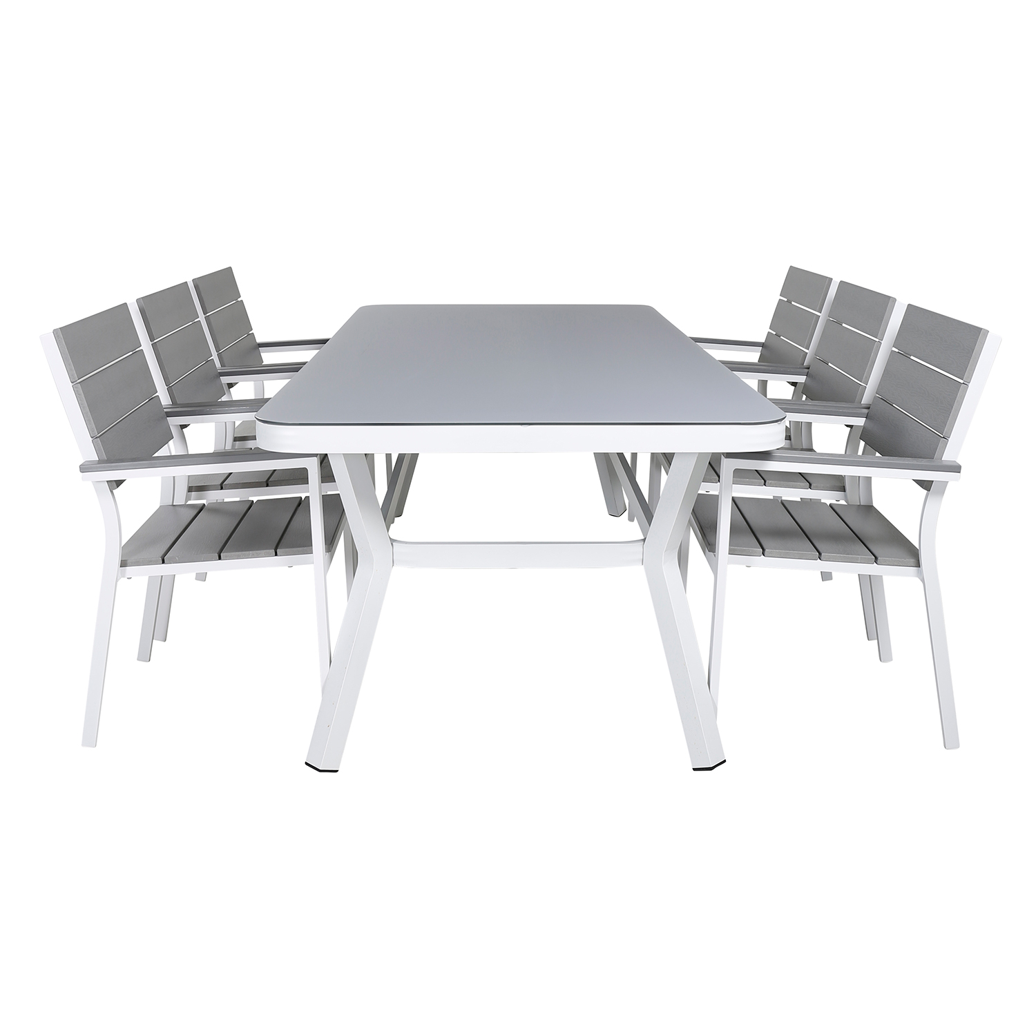 Matgrupp Venture Home Virya 160x90 med 6 Levels Stapelstolar