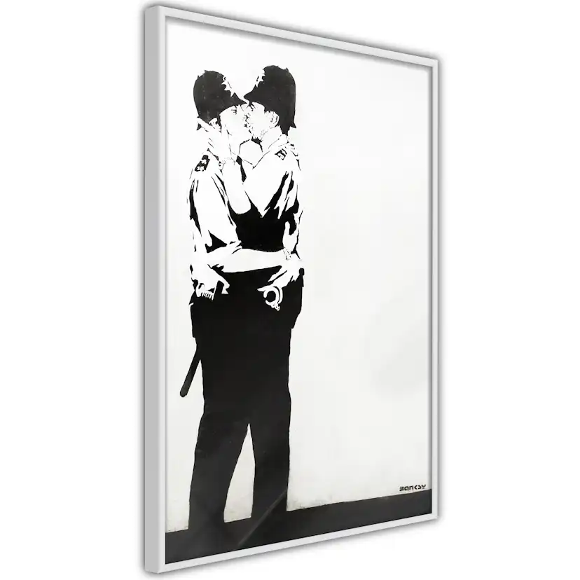 Poster Artgeist Affisch Policemen Kissing