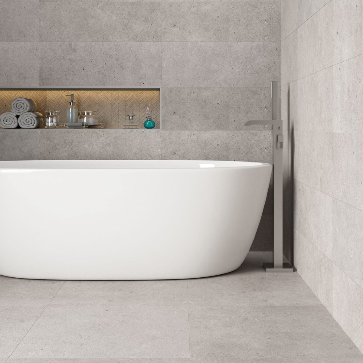 Klinker Atrio SM Grey Matt 60x120 cm