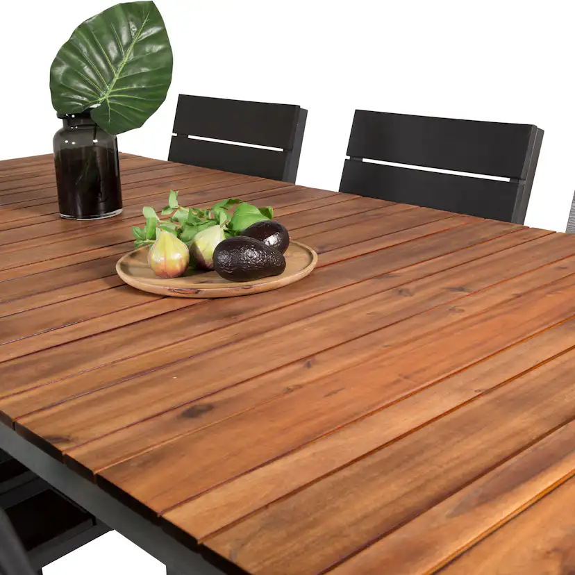 Matgrupp Venture Home Zacharias 200 med 6 Lova Stolar