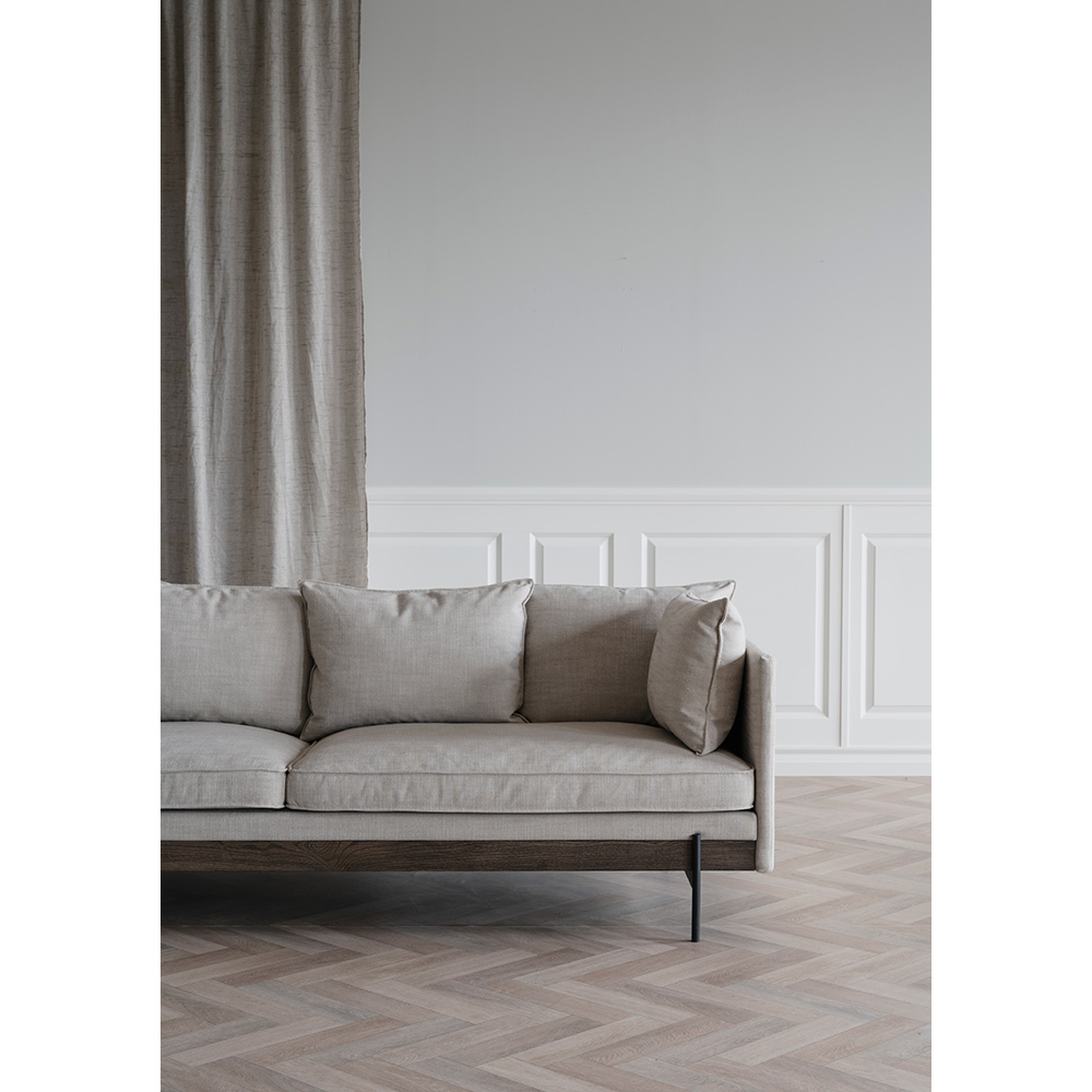 Panel Lundbergs Solliden Vitlackad Hdf 1845x837