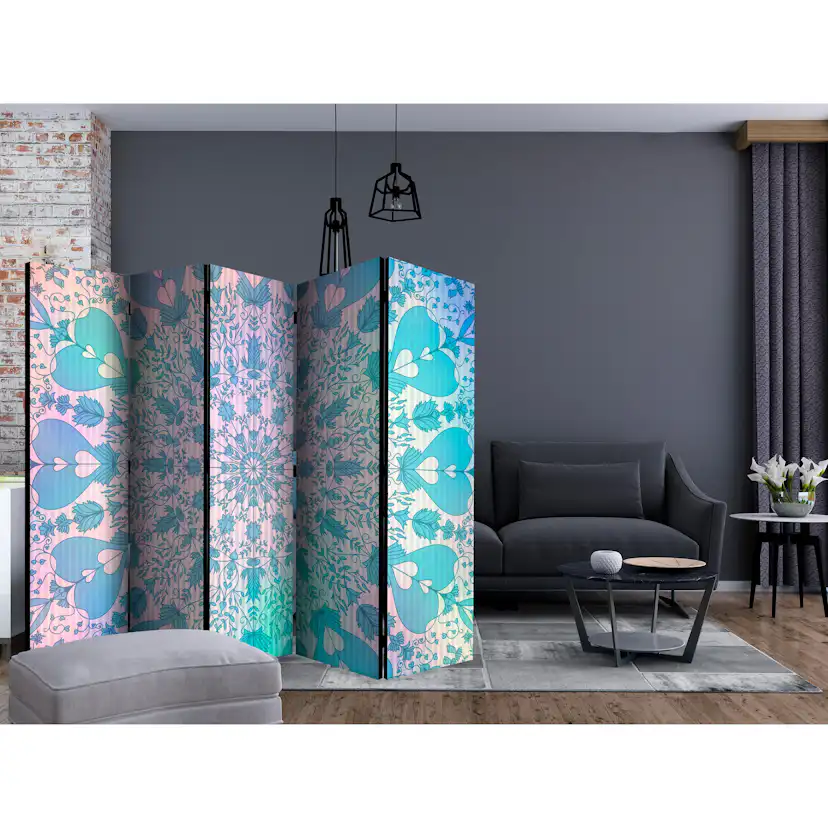 Rumsavdelare Arkiio Girly Mandala Blue II 225x172 cm