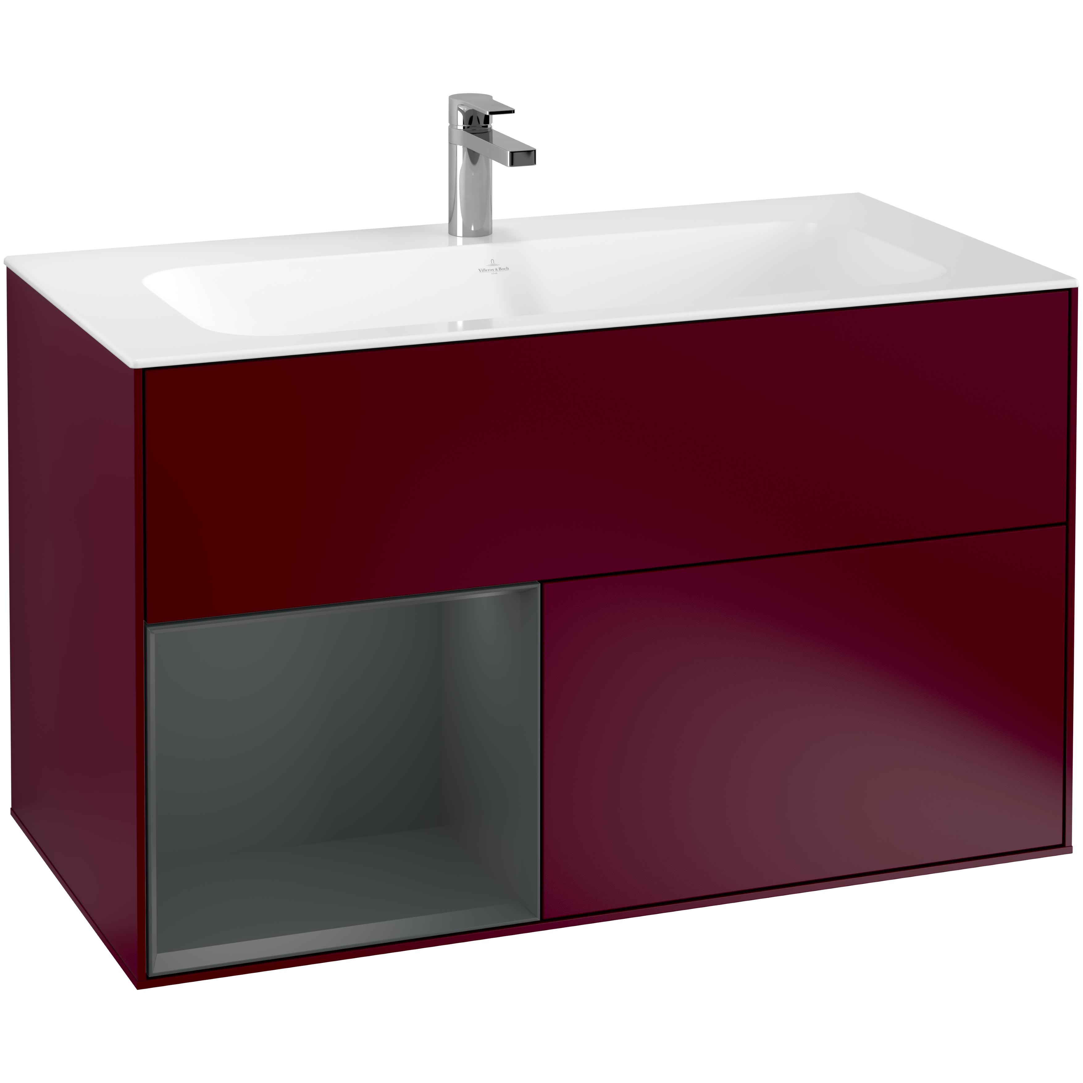 Tvättställsskåp Villeroy & Boch Finion med 2 Lådor och Hylla för Inbyggt Tvättställ