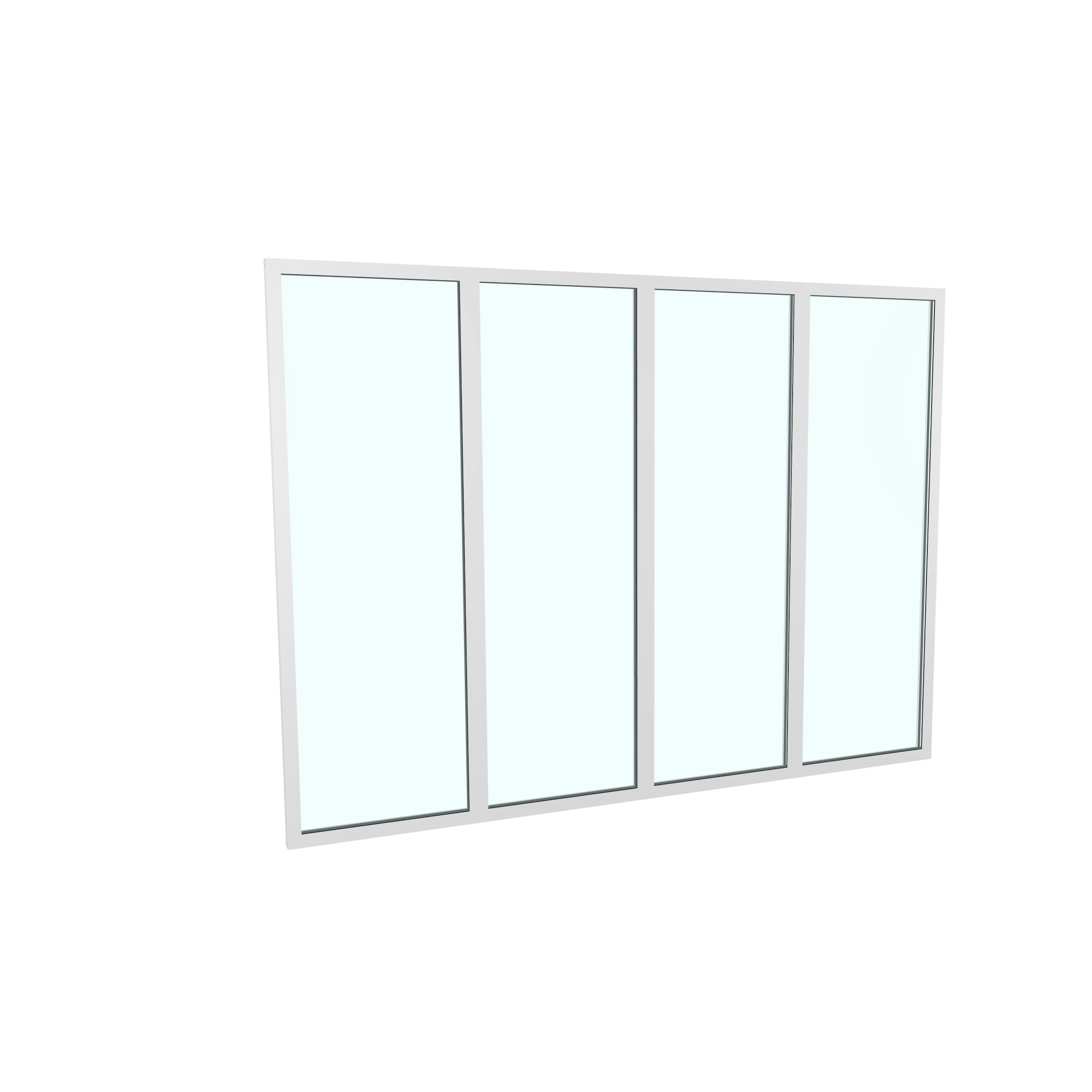 Fast Väggparti Landskap Robust Vår och höst 4-del