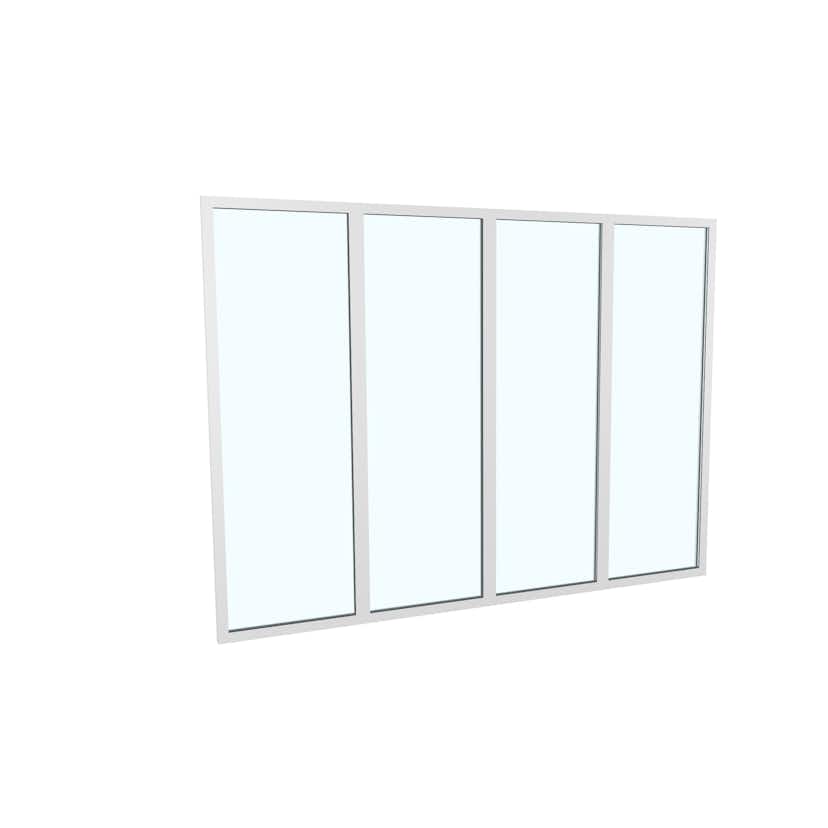 Fast Väggparti Landskap Robust Vår och höst 4-del