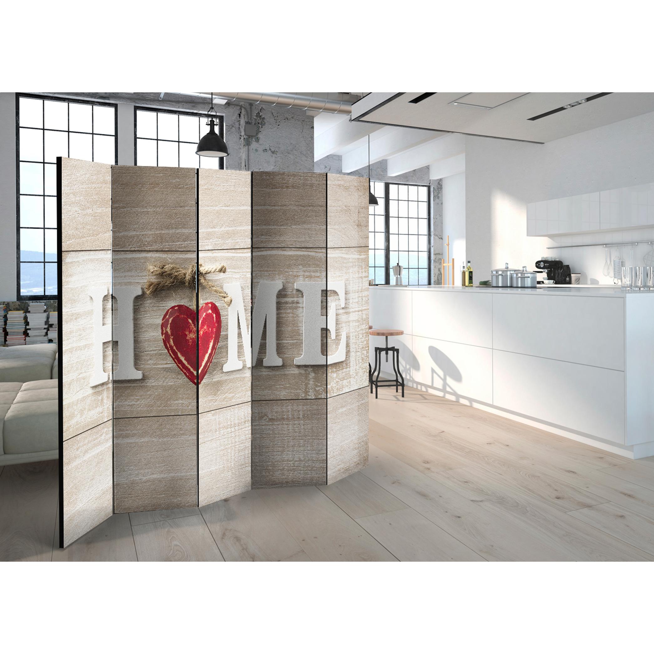 Rumsavdelare Arkiio Home and red heart 225x172 cm