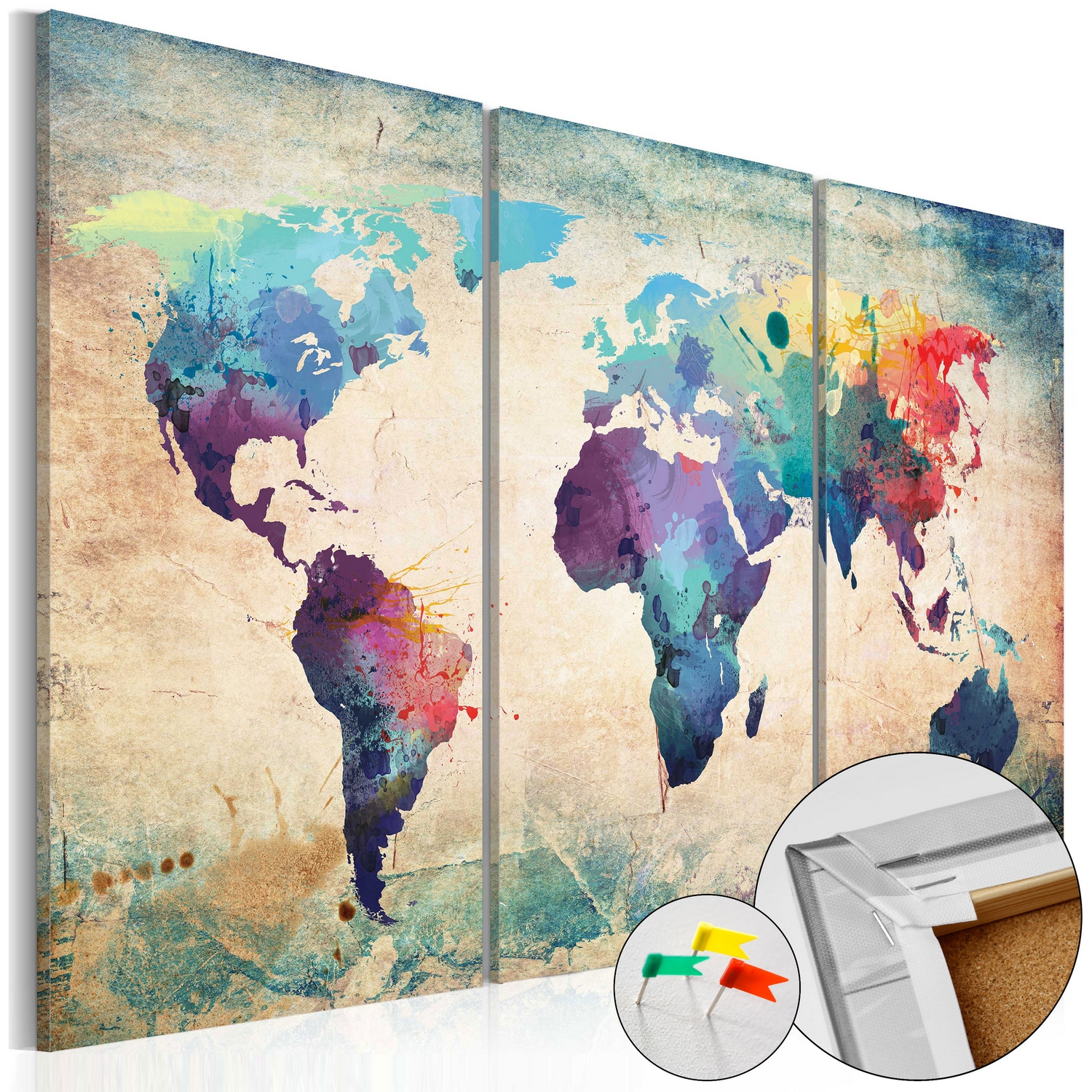 Anslagstavla Arkiio Rainbow Map