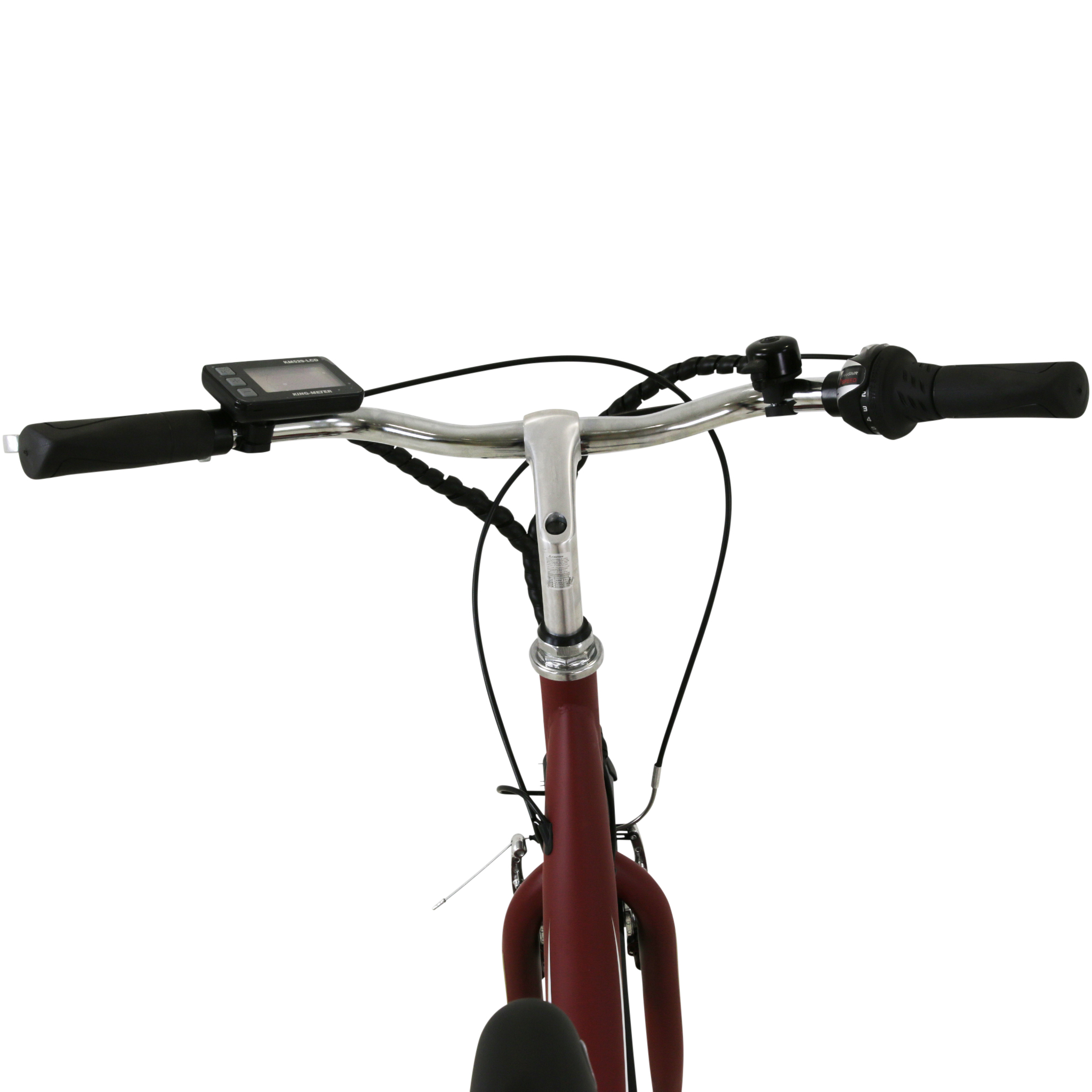 Elcykel Lyfco Dam 28" med Cykeldator Mattröd
