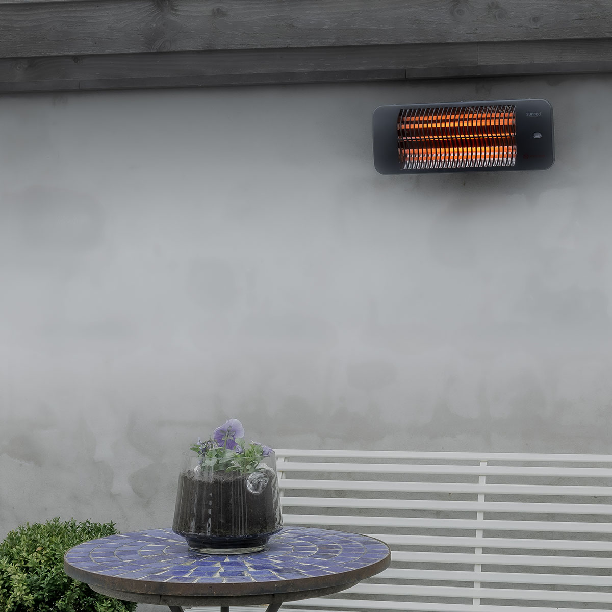 Terrassvärmare SunRed Lugo Quartz LUG-2000W