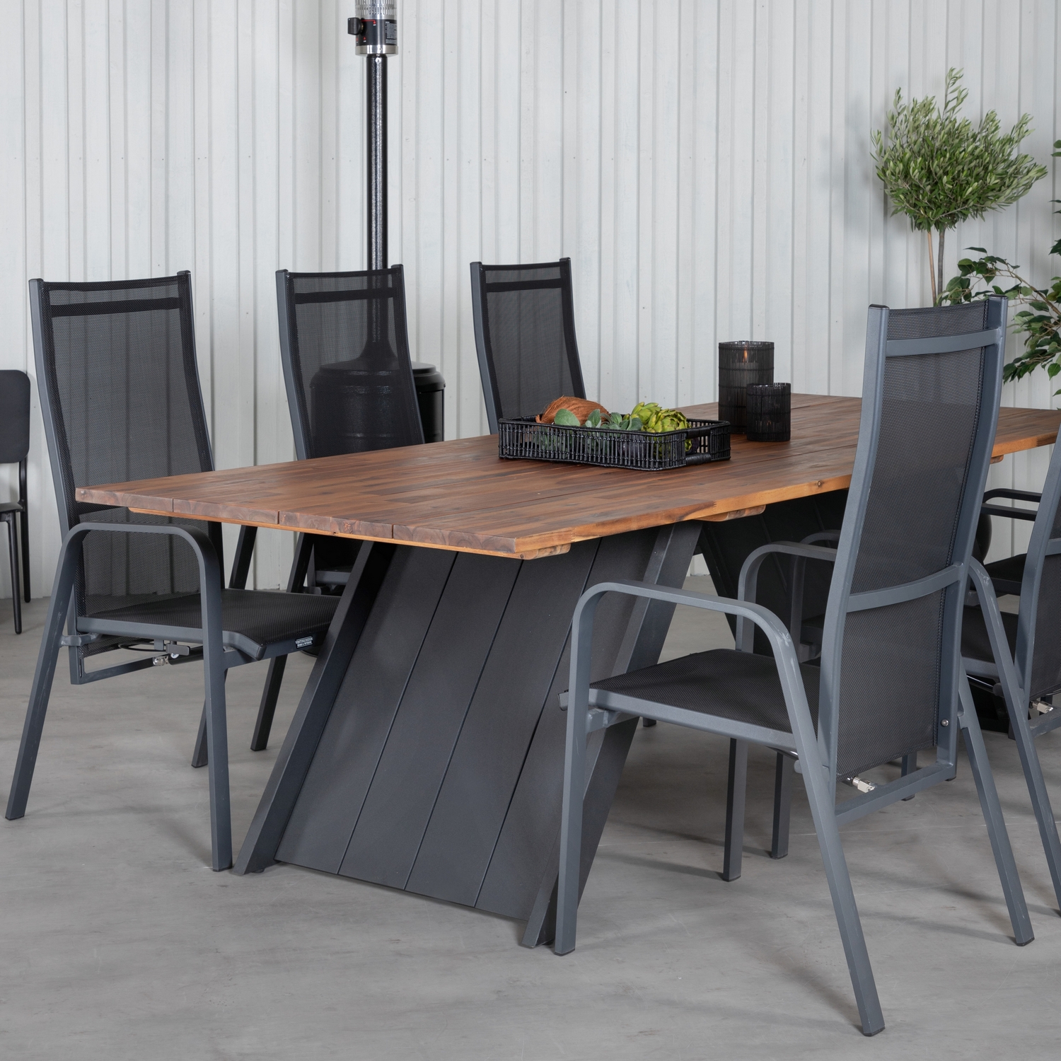 Matgrupp Venture Home Doni med 6 Curz Matstolar