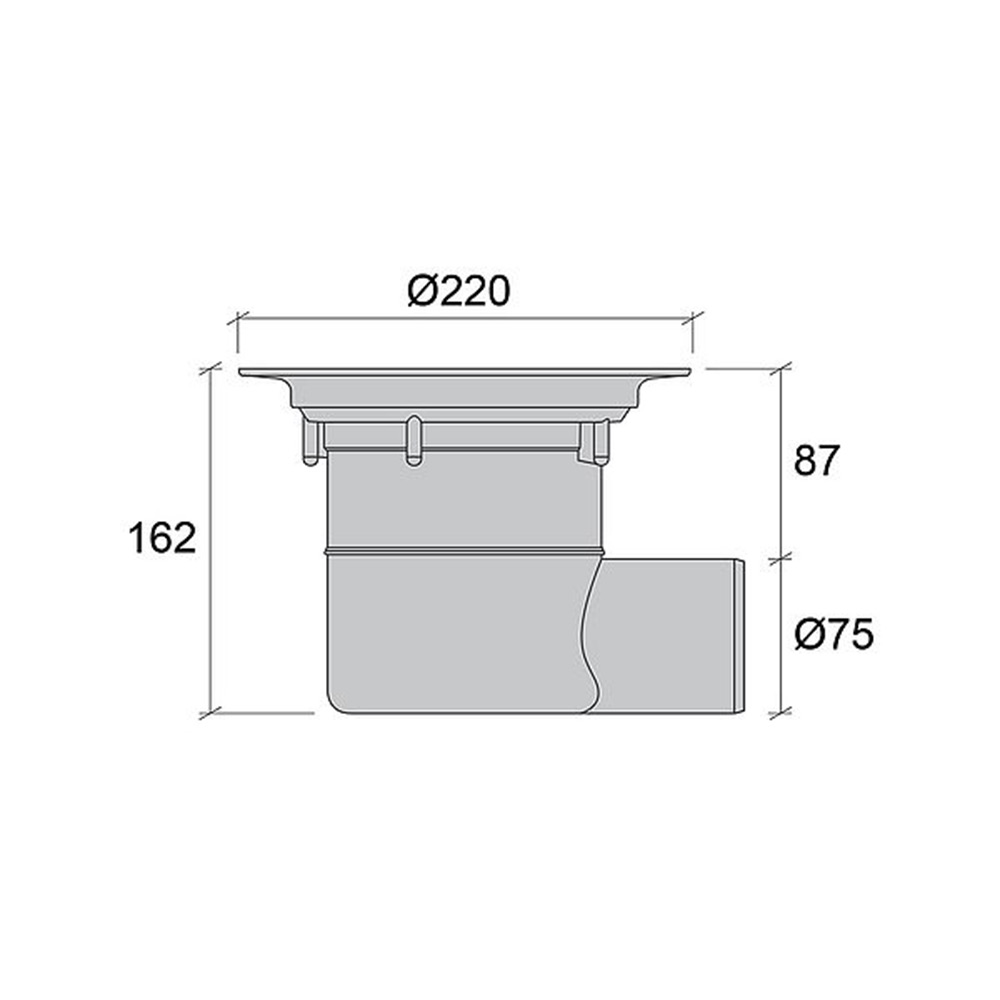 Golvbrunn Jafo PS 75 D UMP