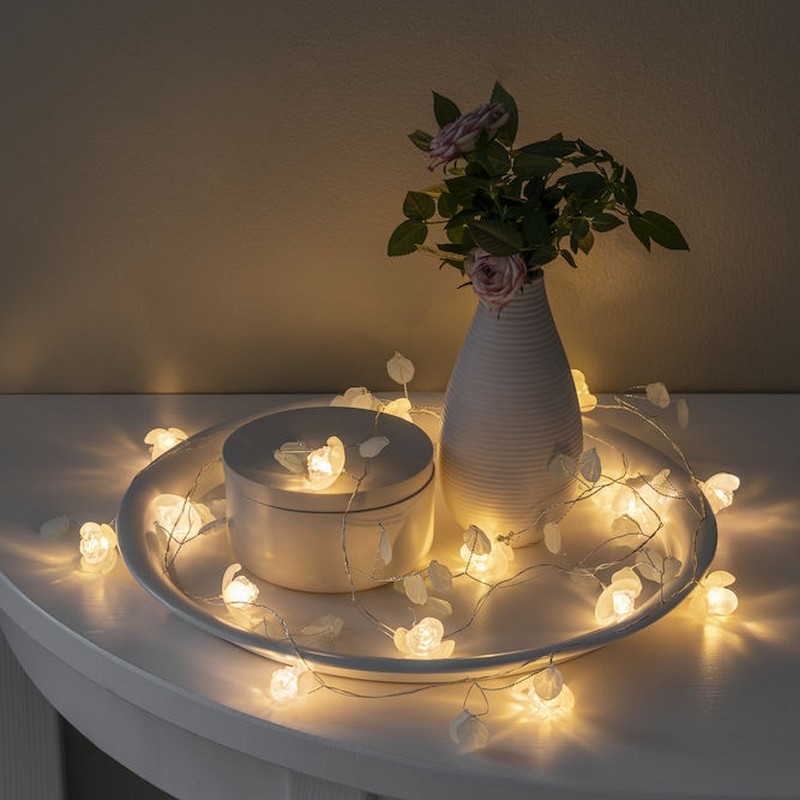 Ljusslinga Gnosjö Konstsmide Blommor 20 LED