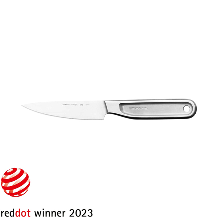 Fiskars All Steel 10 cm – Grönsakskniv i Premium Rostfritt Stål