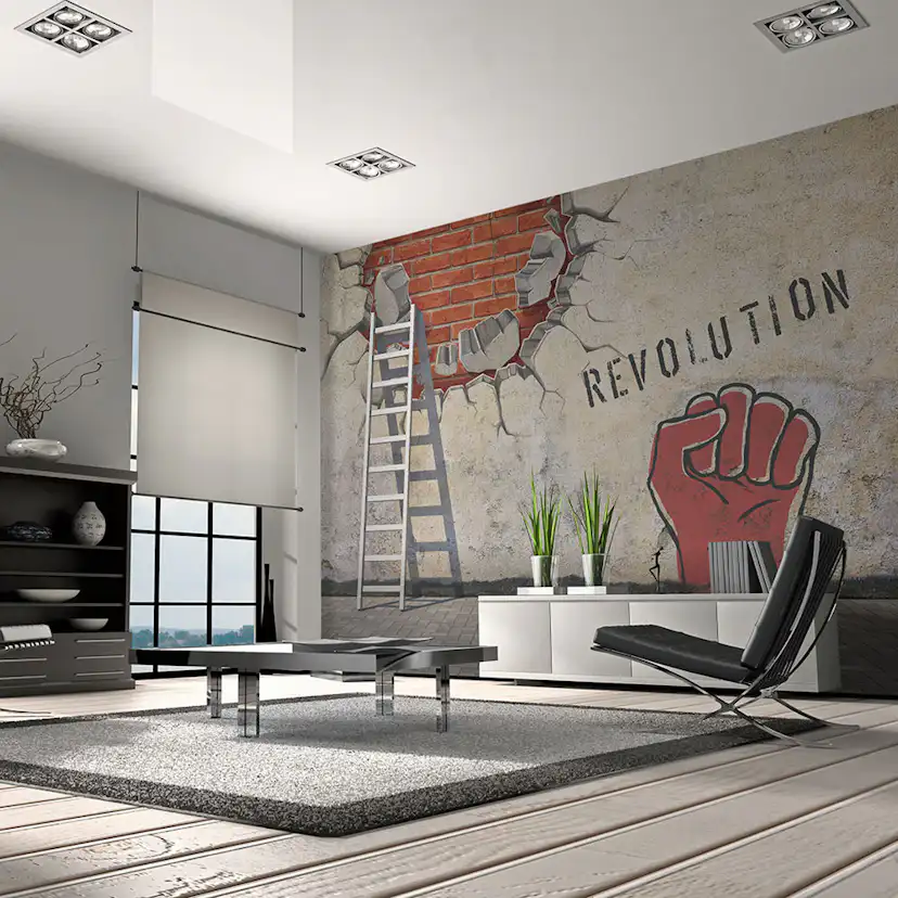 Fototapet Arkiio The Invisible Hand Of The Revolution