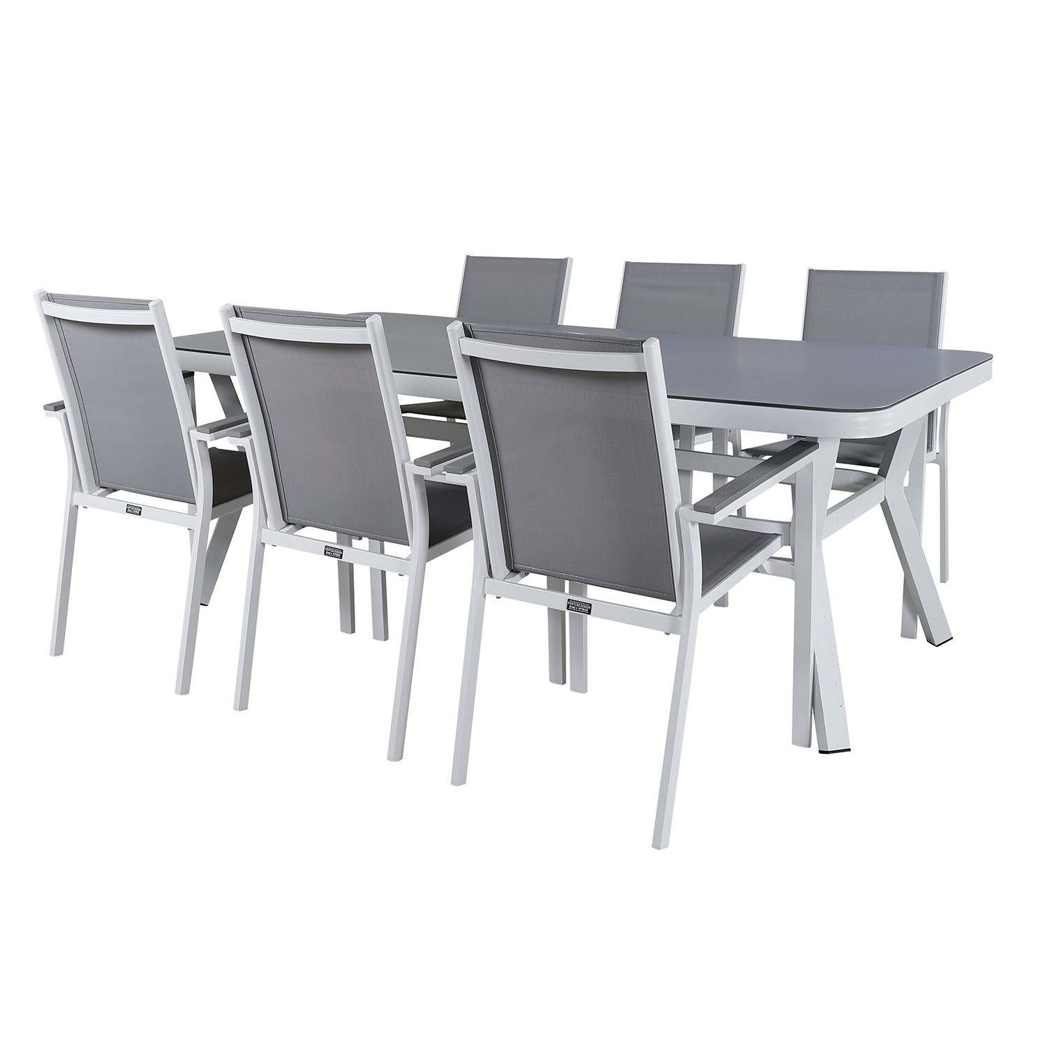 Matgrupp Venture Home Virya 160x90 med 6 Parma Matstolar