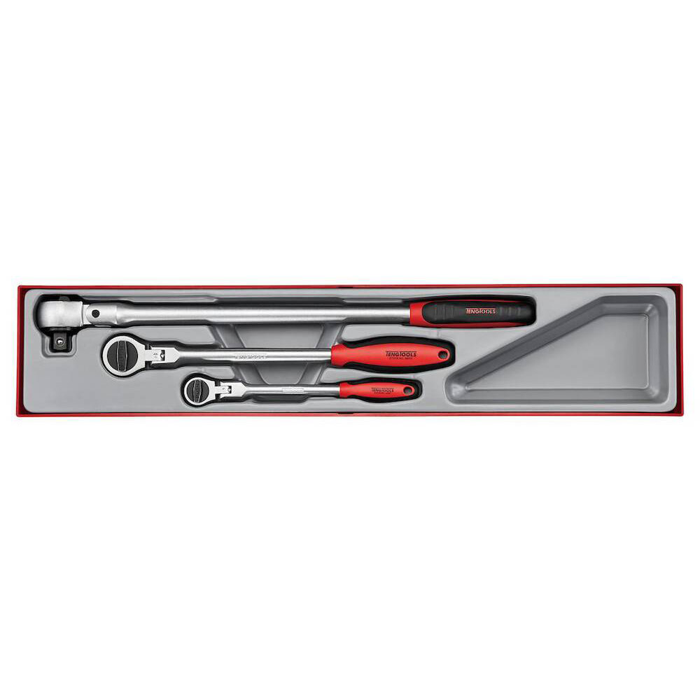 Spärrhandtagsset Teng Tools TEXRL03 Foam