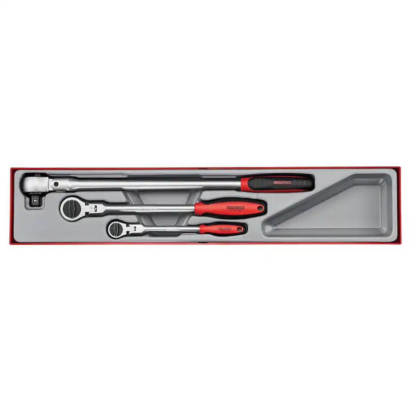 Spärrhandtagsset Teng Tools TEXRL03 Foam