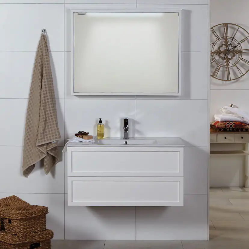 Möbelpaket Noro Seaside Vit Matt Ramlucka