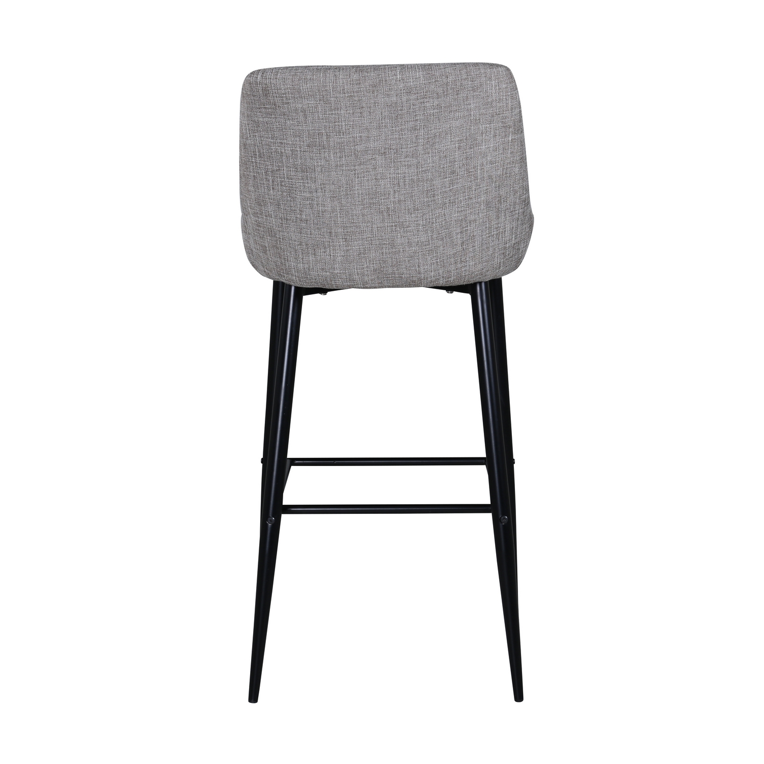 Plaza Bar Chair - Black / Beige Fabric (Polyester linen ) Beige/Svart