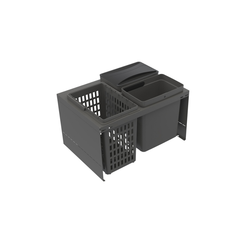 Källsorteringskärhållare Beslag Design Cube Compact 600 Eco