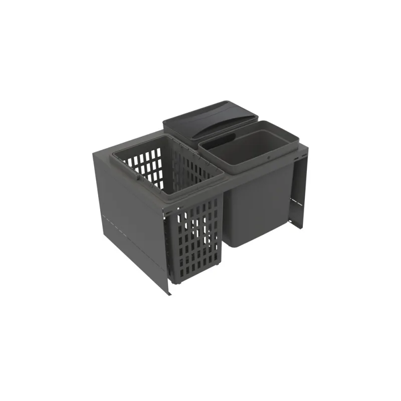 Källsorteringskärhållare Beslag Design Cube Compact 600 Eco